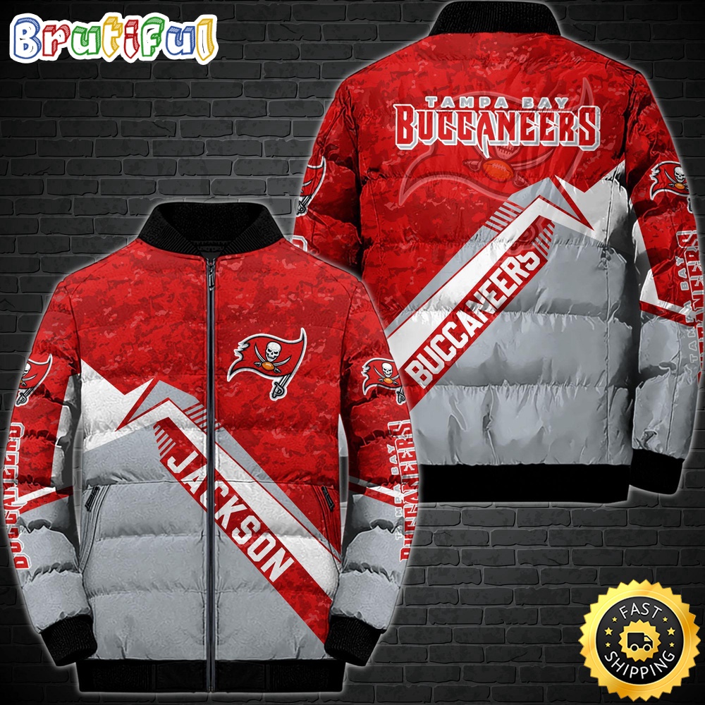 NFL Tampa Bay Buccaneers Puffer Jacket Customized Sport Down Jacket 1