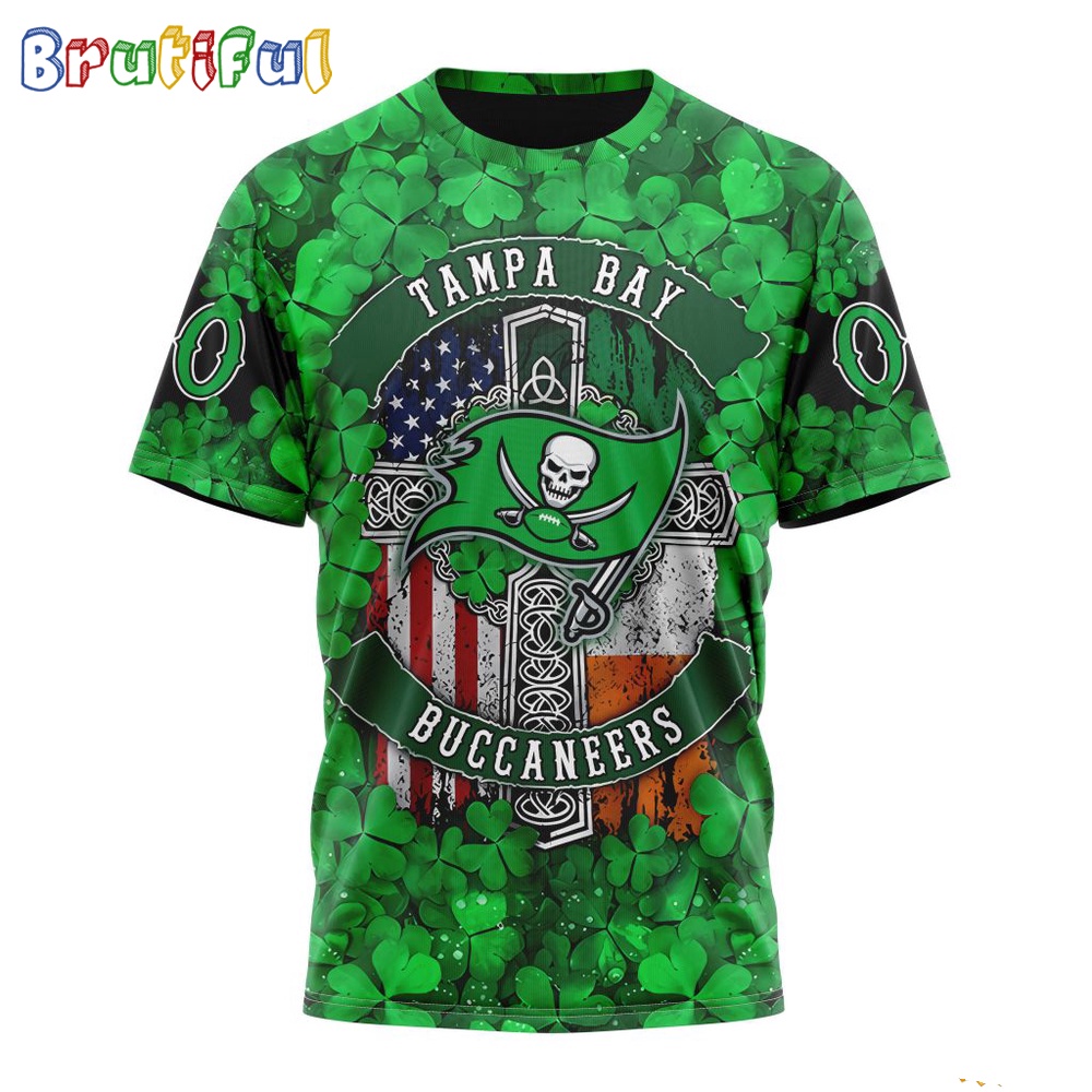 NFL Tampa Bay Buccaneers T Shirt Special Design 3D T Shirt St Patrick Day 1
