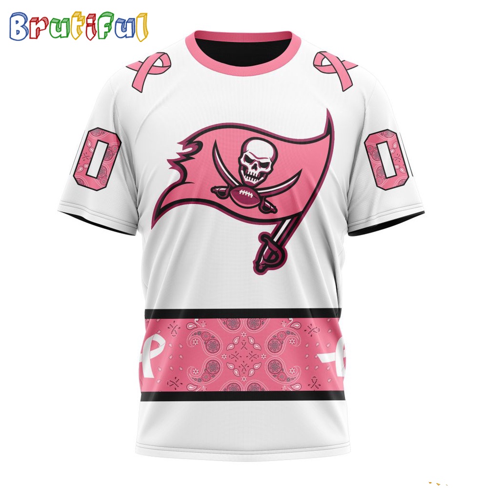 NFL Tampa Bay Buccaneers T Shirt Special Pink Design Fight Breast Cancer 1
