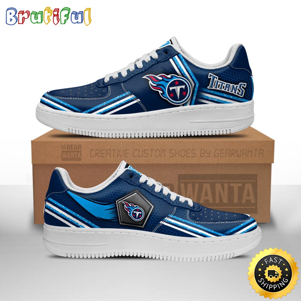 NFL Tennessee Titans Air Force 1 Shoes Air Sneakers For Fans 1