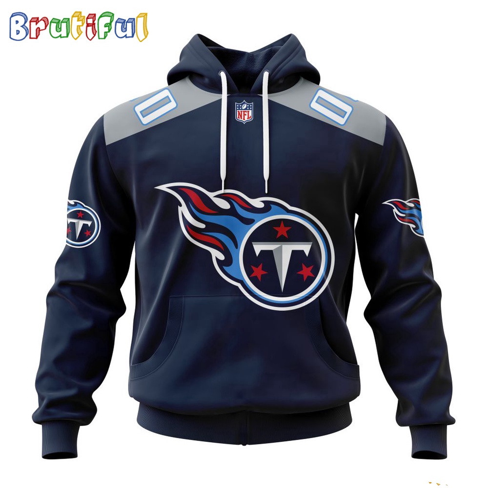 NFL Tennessee Titans Hoodie 2024 Personalized Name And Number Unisex Hoodie 1