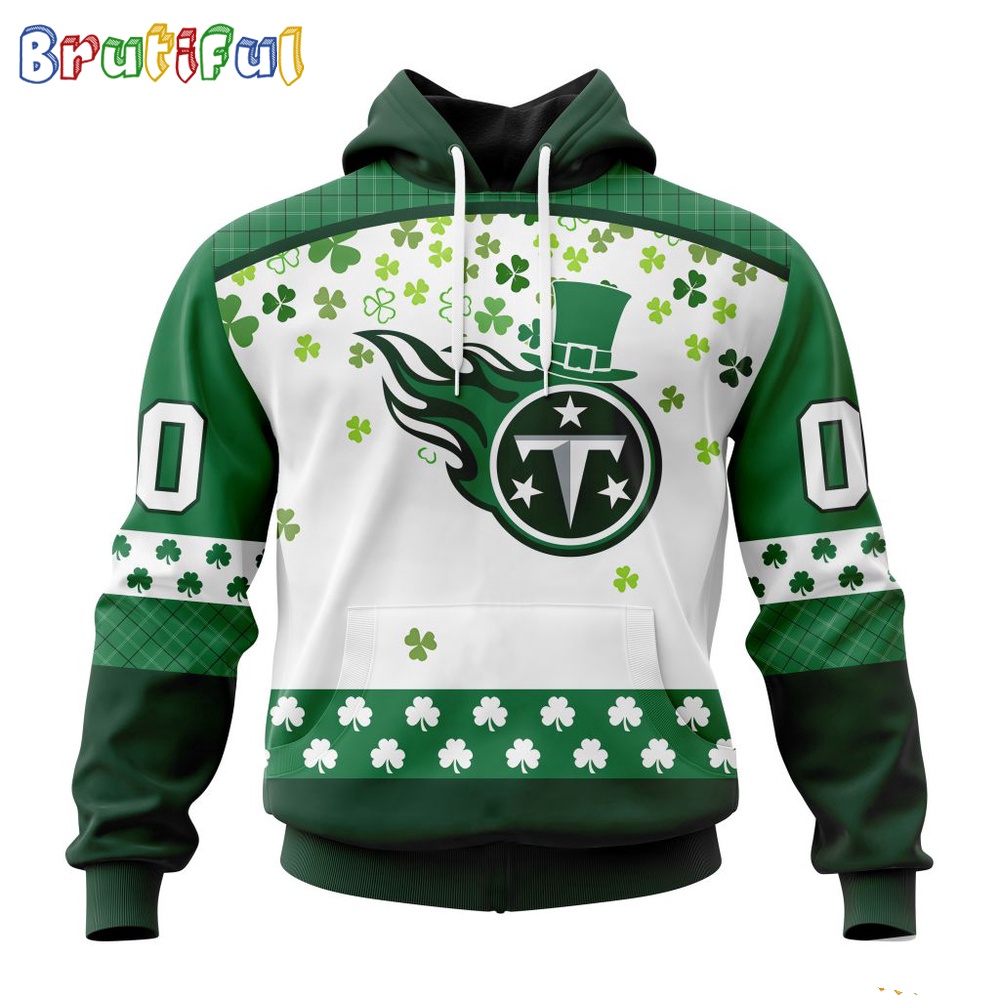 NFL Tennessee Titans Hoodie Special Design For St Patrick Day 1