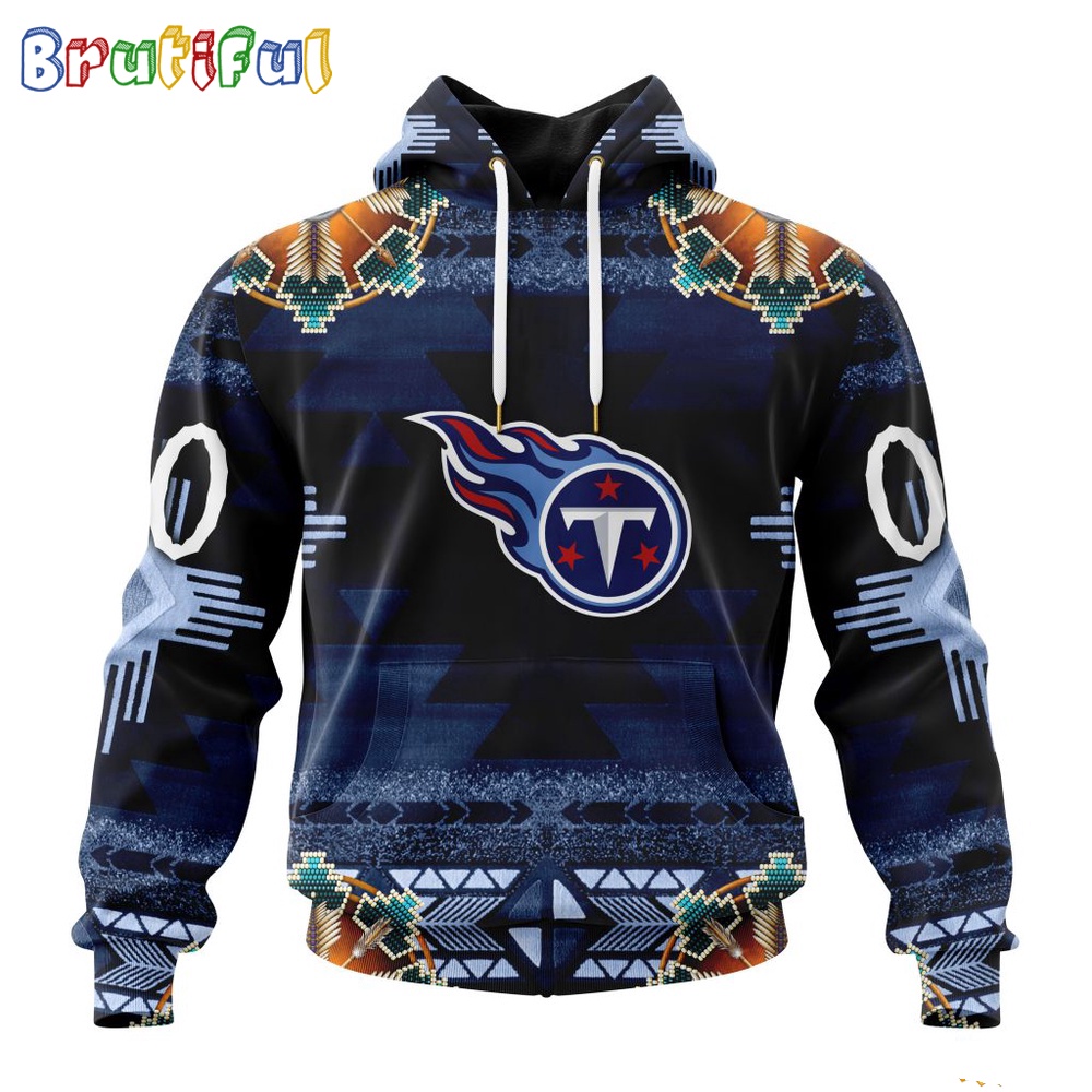 NFL Tennessee Titans Hoodie Special Native Costume Design Hoodie 1