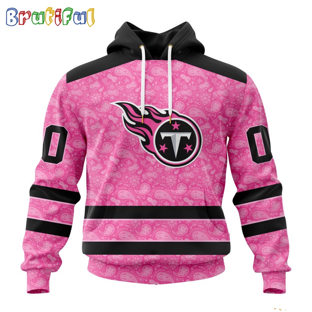NFL Tennessee Titans Hoodie Special Pink Hoodie Design Fight Breast Cancer 1