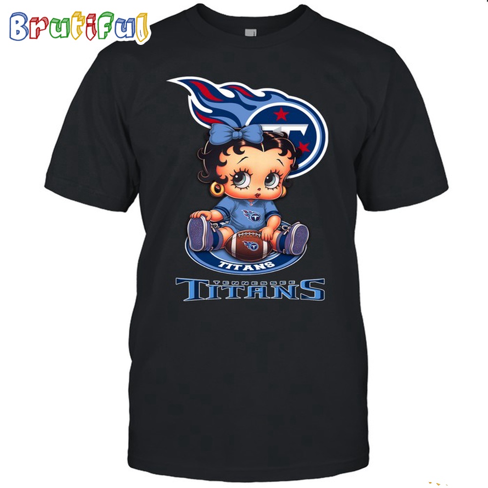 NFL Tennessee Titans T Shirt Betty Boop Football Tshirt