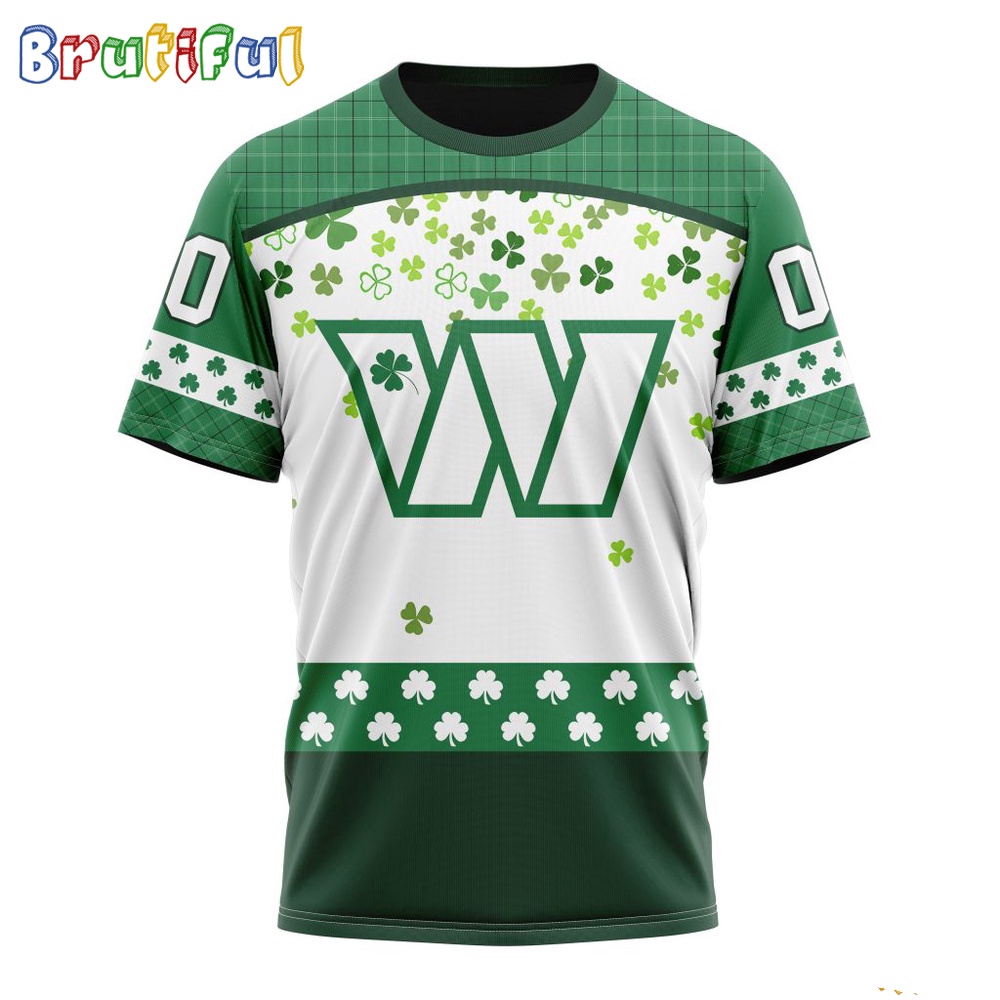 NFL Washington Commanders T Shirt Special Design T Shirt St Patrick Day 1