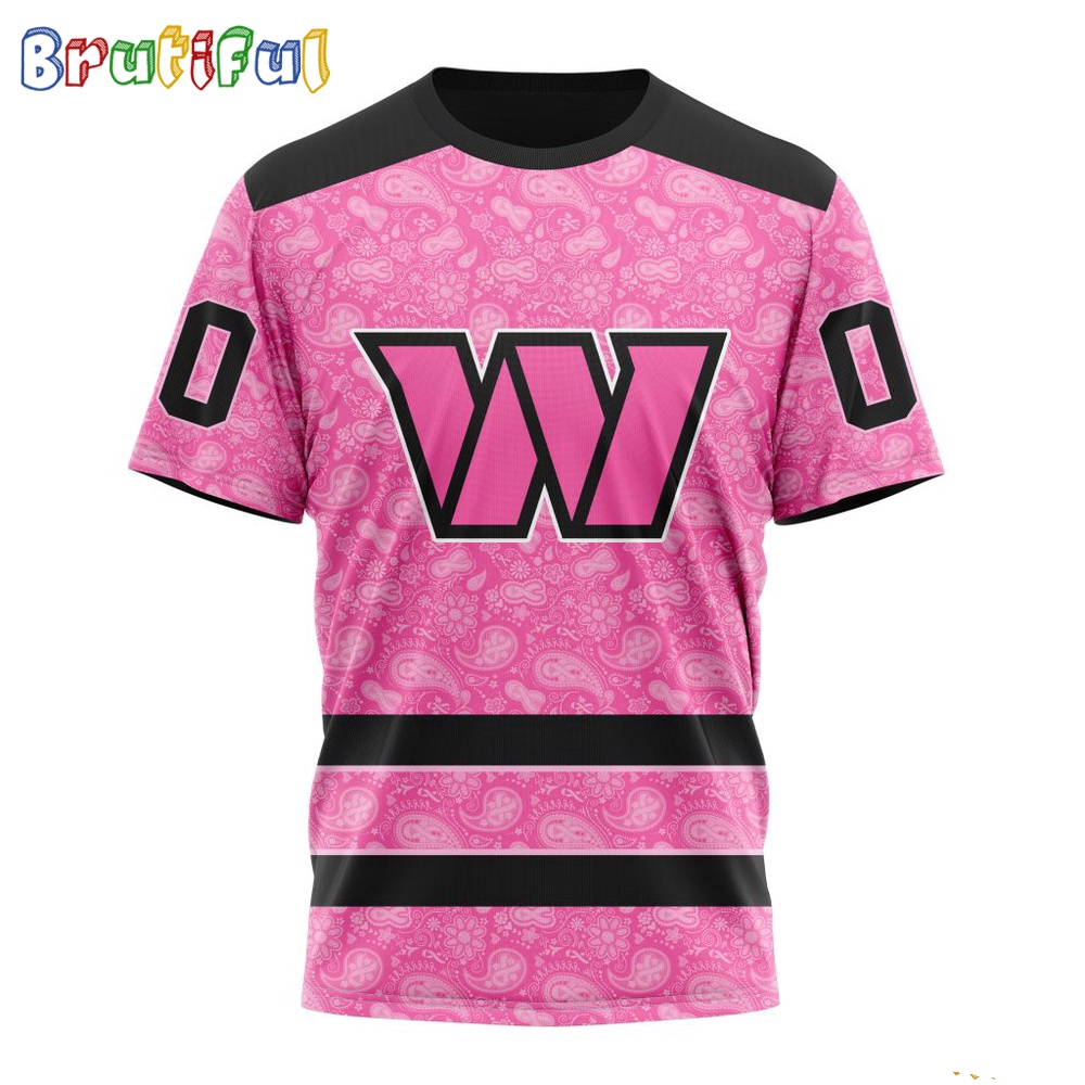 NFL Washington Commanders T Shirt Special Pink T Shirt Design Fight Breast Cancer 1