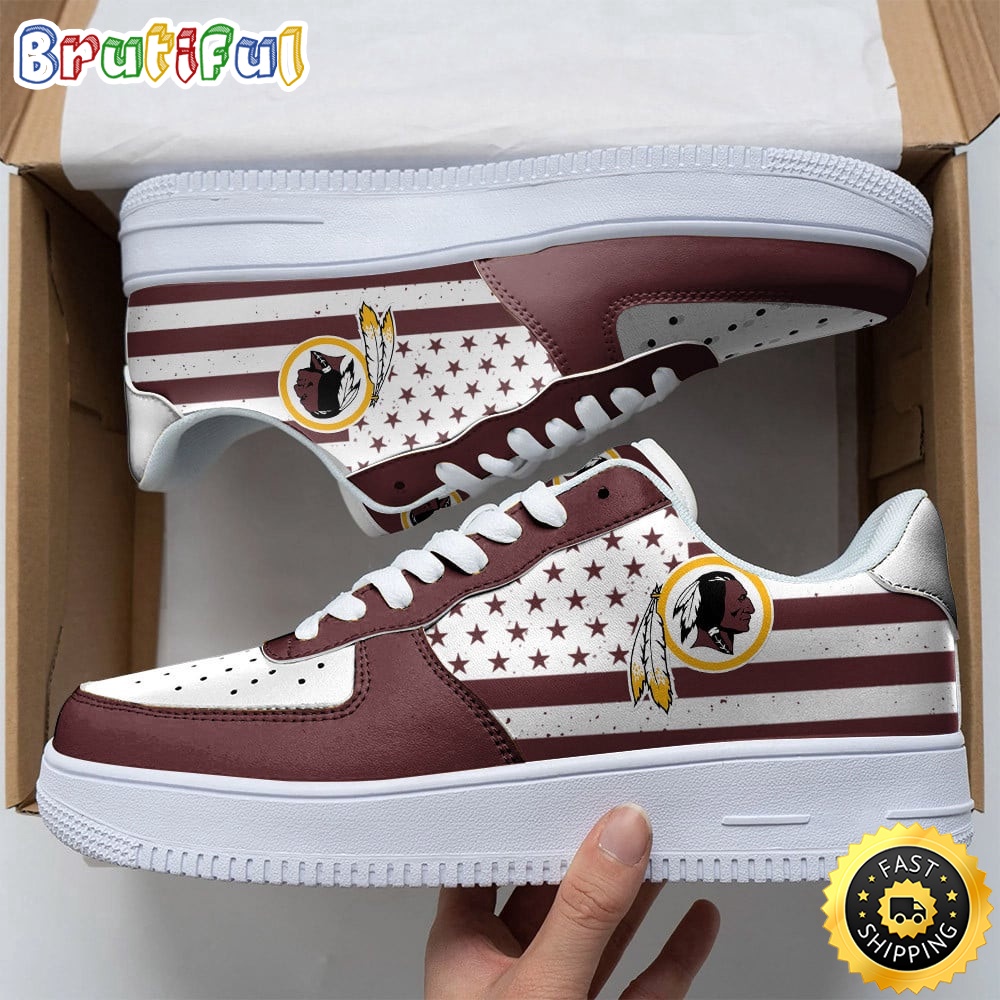 NFL Washington Redskins Air Force 1 Shoes Urban Streetwear Shoes 1
