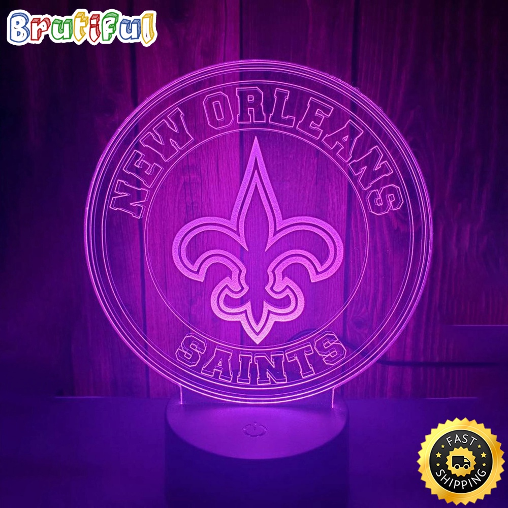 New Orleans Saints Night Light 3D LED Lamp Sports 1
