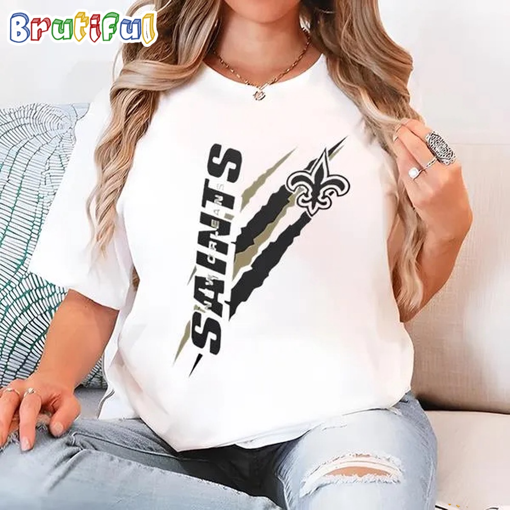 New Orleans Saints Starter Color Scratch T Shirt 1