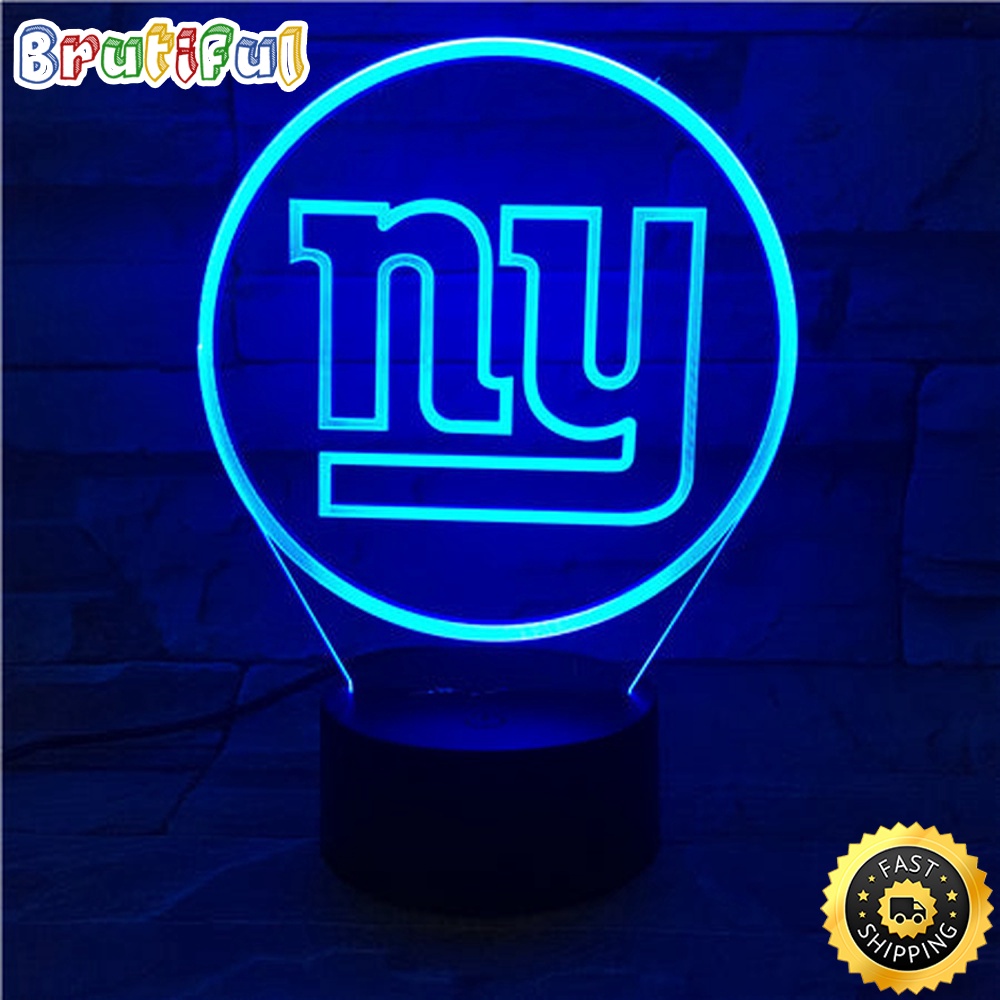 New York Giants Night Light Sports 3D Illusion LED Lamp 1