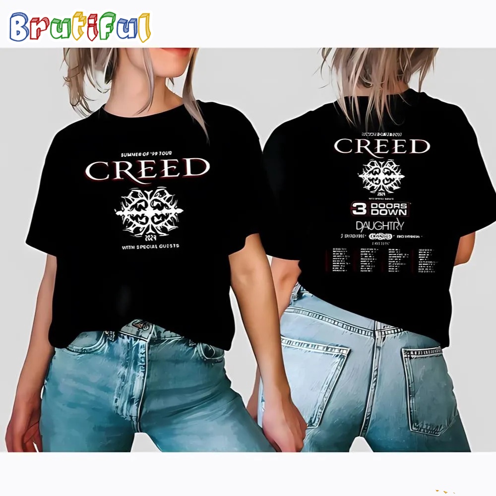 Okokshi Creed 2024 Tour Summer Of 99 Tour Shirt 1