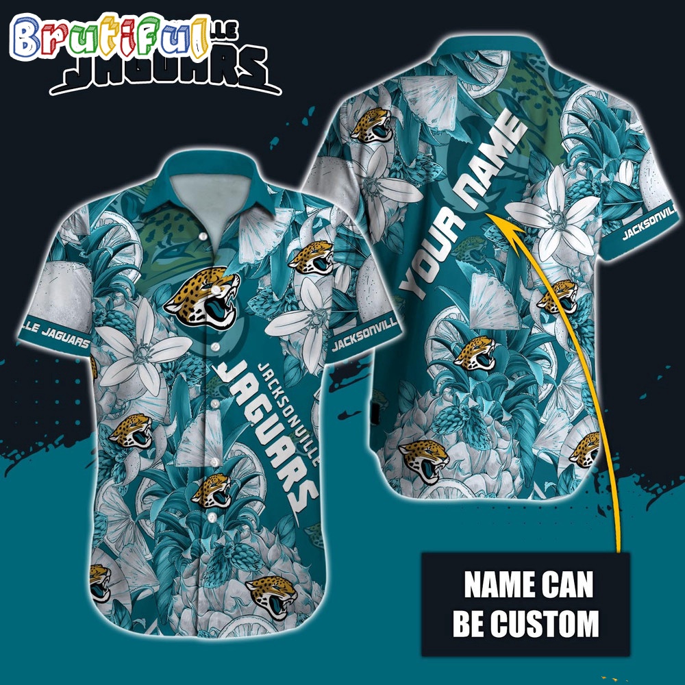 Personalized NFL Jacksonville Jaguars Hawaiian Shirt Special Tropical Fruit Aloha Shirt