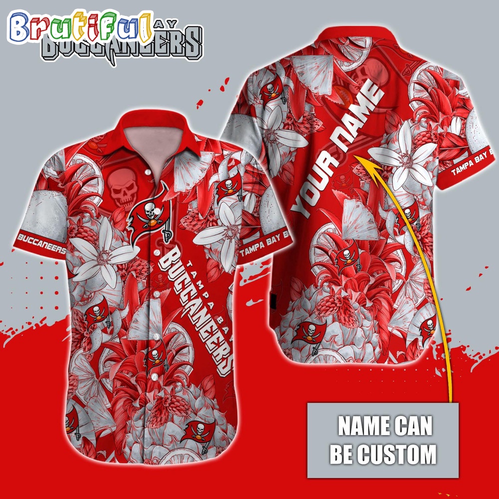 Personalized NFL Tampa Bay Buccaneers Hawaiian Shirt Special Tropical Fruit Aloha Shirt