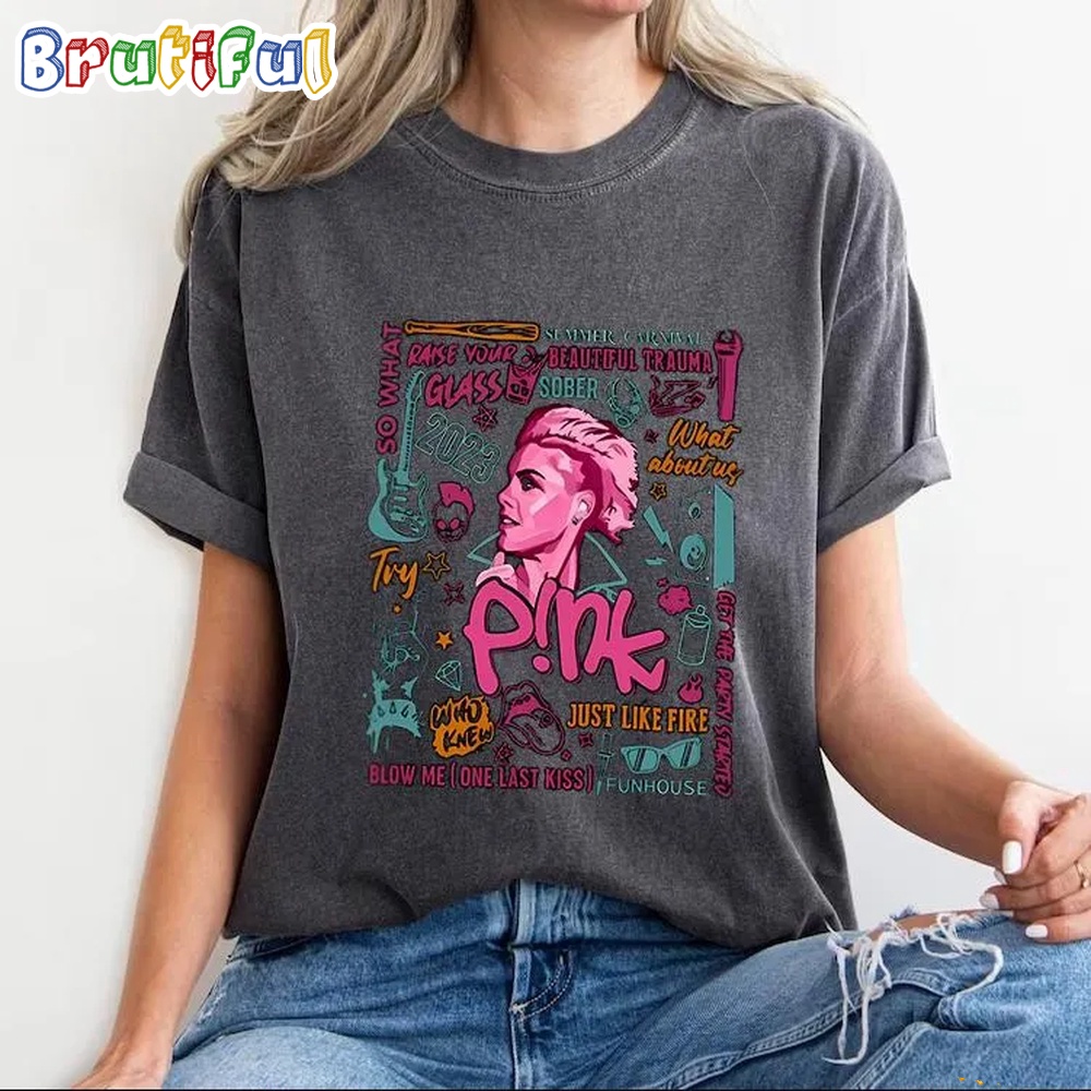 Pink Tour Get This Party Started Shirt Pink Summer Carnival 2023 Tour T Shirt 1