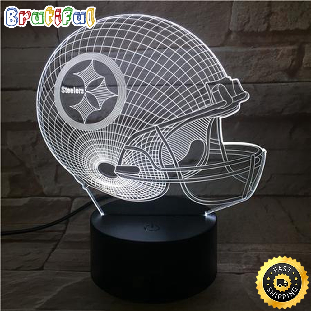 Pittsburgh Steelers Night Light Sports 3D Illusion LED Lamp 1