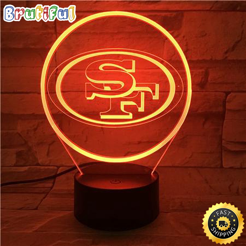 San Francisco 49ers Night Light 3D LED Lamp 1