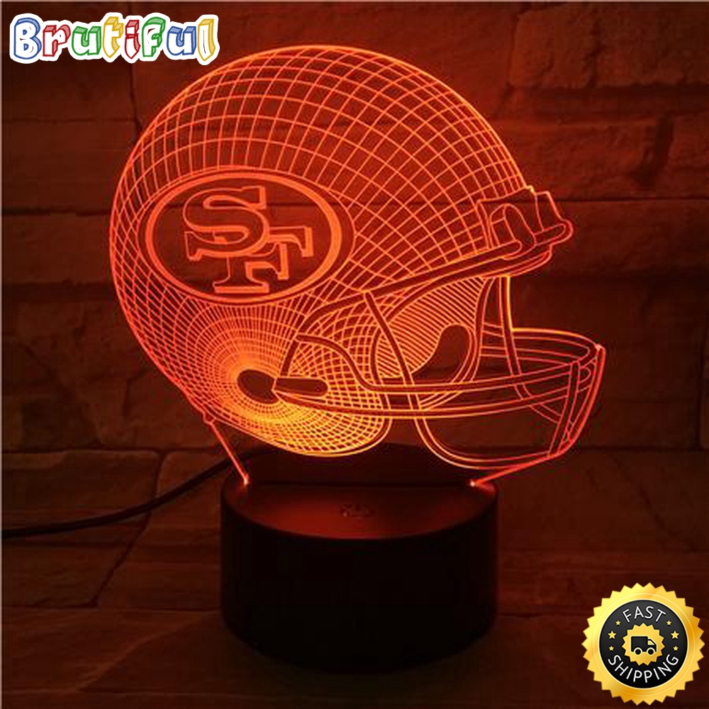 San Francisco 49ers Night Light Sports 3D Illusion LED Lamp 1