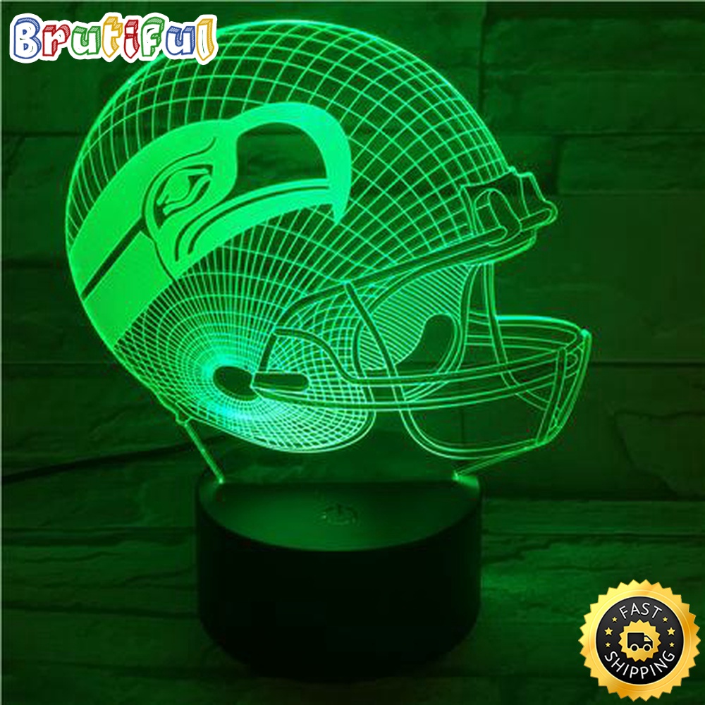 Seattle Seahawks Night Light 3D Illusion LED Lamp 1