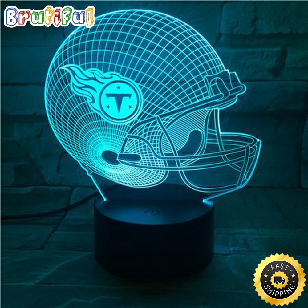 Tennessee Titans Night Light Football 3D Illusion LED Lamp 1