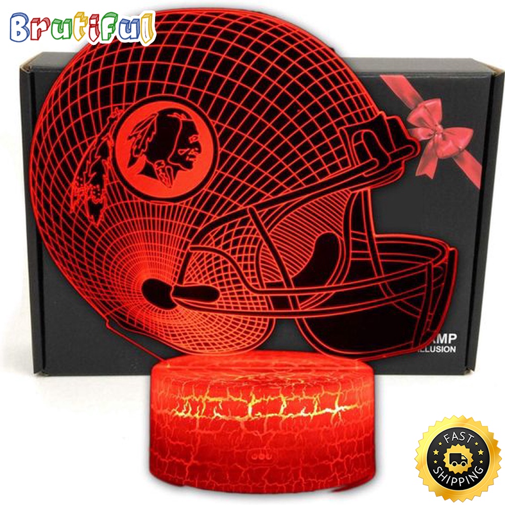 Washington Football Team Night Light 3D Illusion LED Lamp For Fans 1