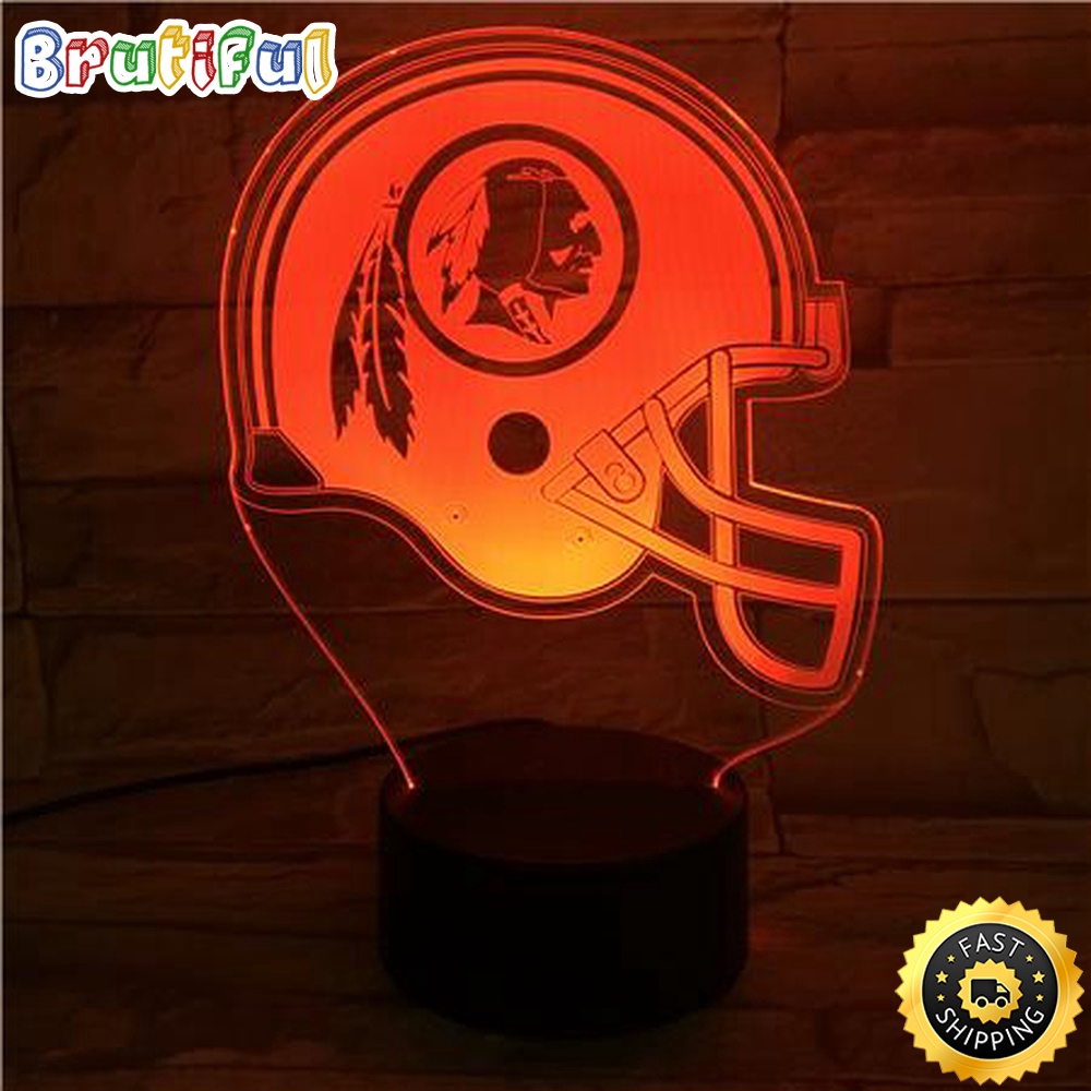 Washington Football Team Night Light 3D Illusion LED Lamp For Football Fans 1