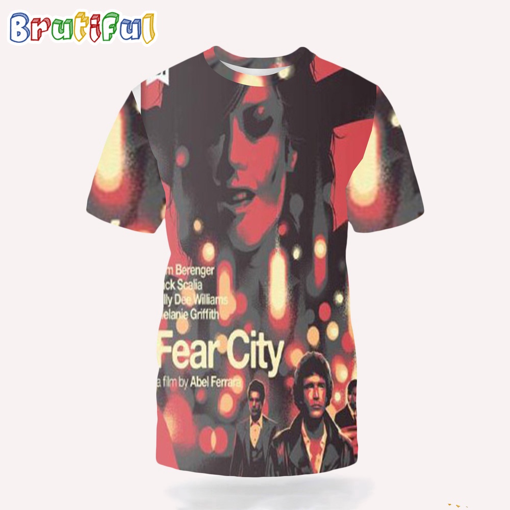 101 Films UK Limited Edition Black Label Blu Ray Release Of Abel Ferraras Classic FEAR CITY Released 4th March 3D Shirt