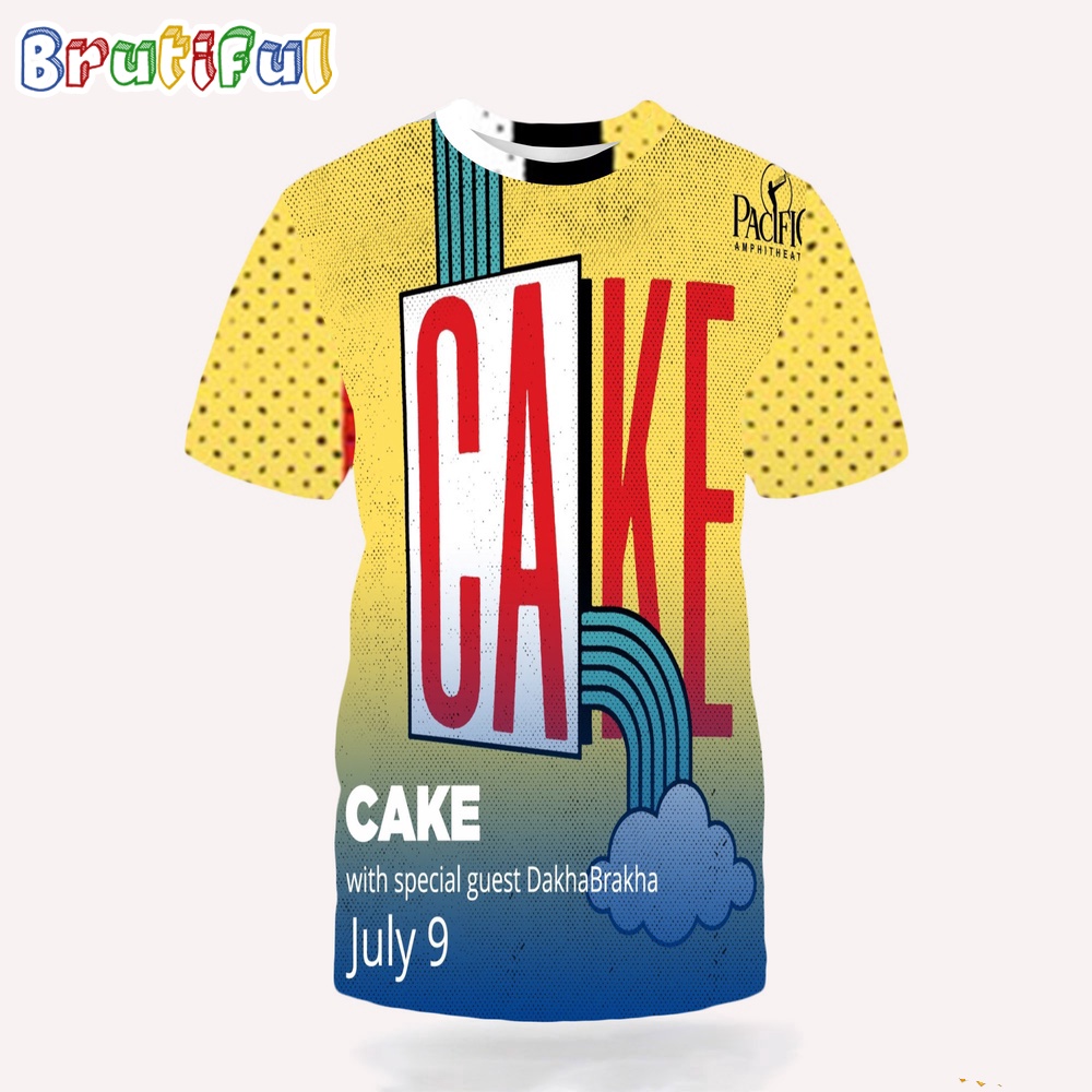 Cake Pacific Amphitheatre July 9 2024 3D Shirt