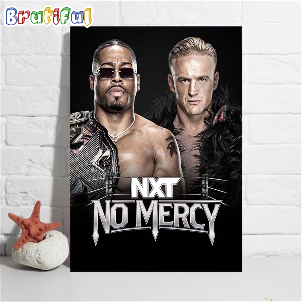 Carmelo Hayes vs Ilja Dragunov At NXT No Mercy Wall Art Poster Canvas