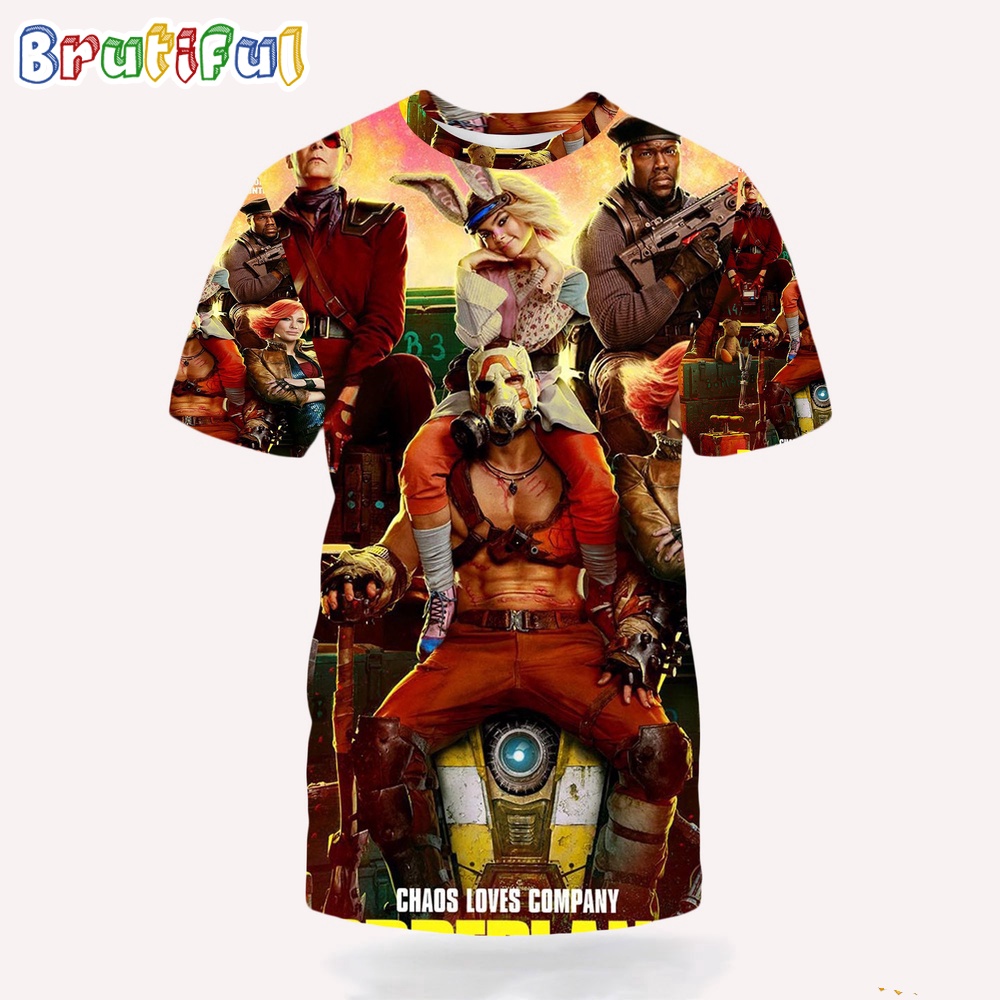 Chaos Loves Company The Live Action Borderlands Official All Over Print Shirt
