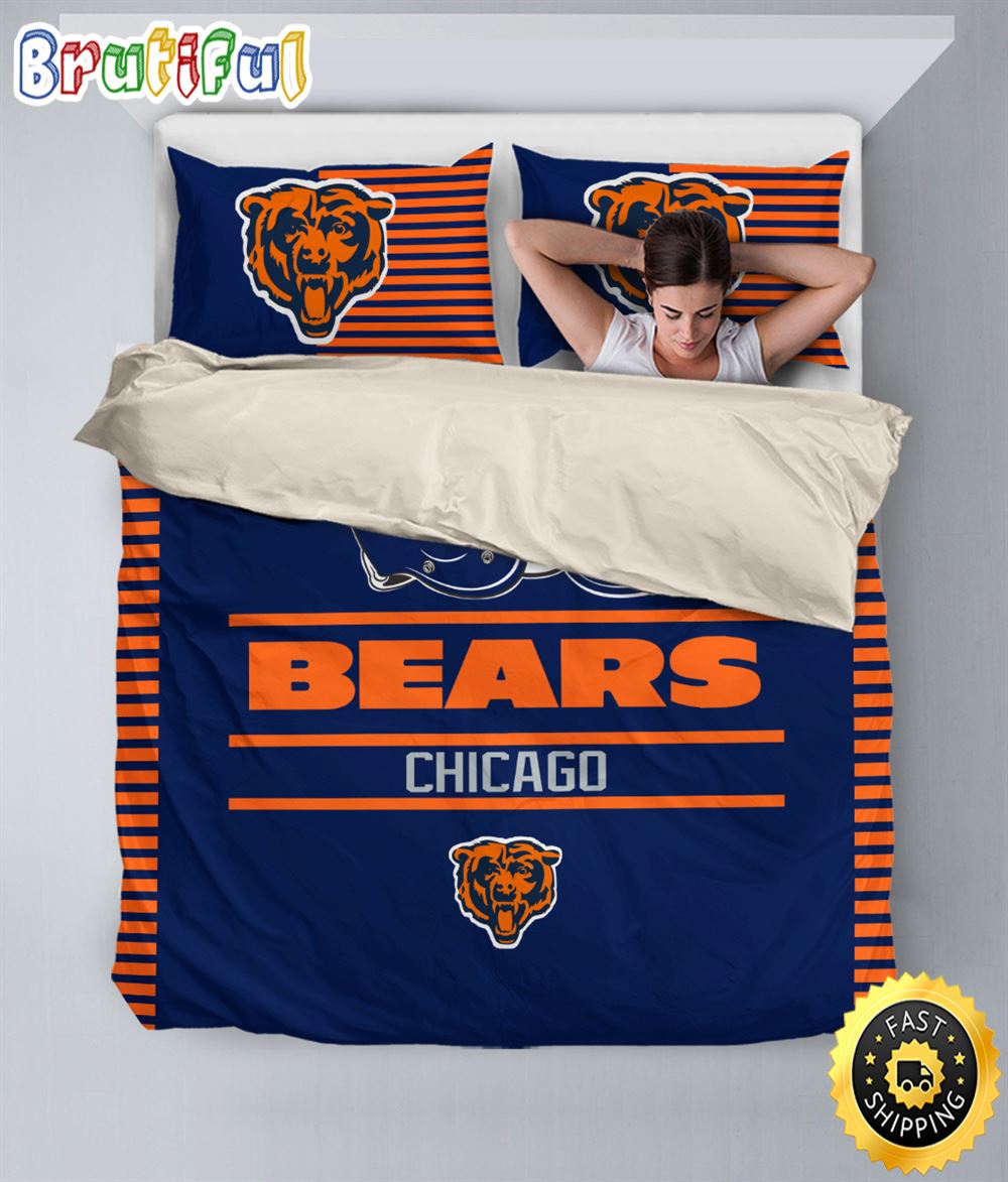 Chicago Bears Bedding Set Gifts For Fans
