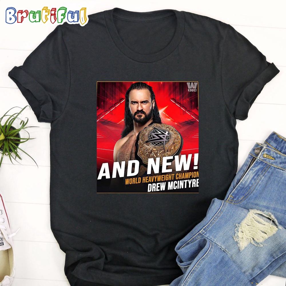 Congrats Drew Mclntyre And New WWE Raw World Heavyweight Champion T Shirt