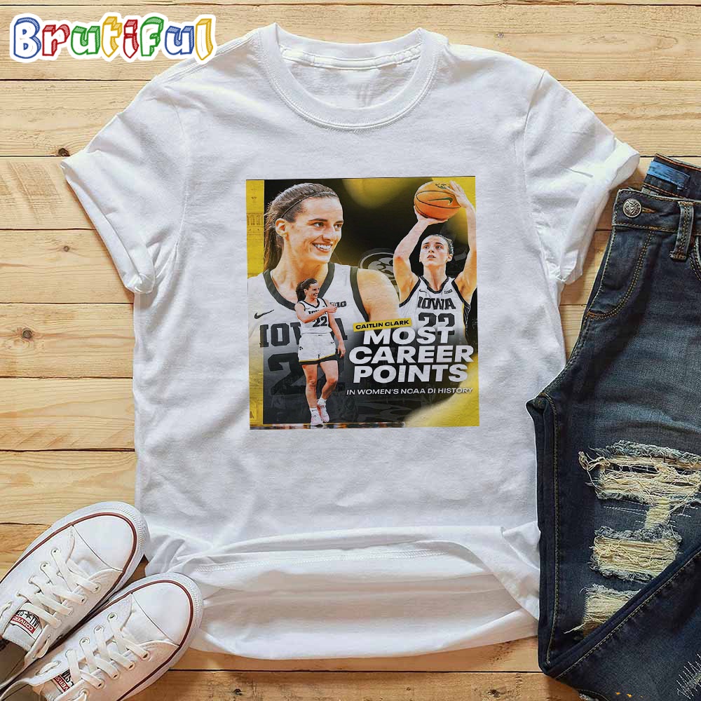 Congratulations To Caitlin Clark Most Career Points In Womens NCAA Division I History T Shirt