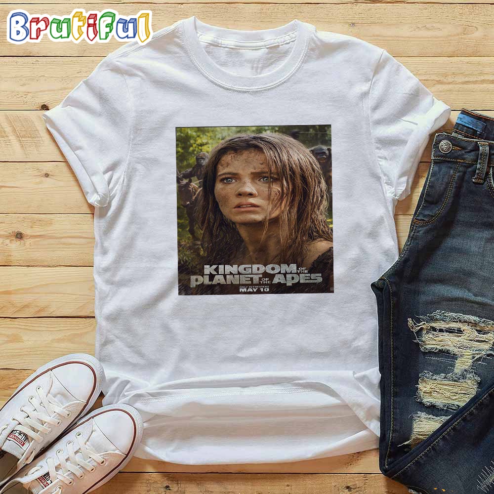 Freya Allan as Nova In Kingdom Of The Planet Of The Apes Official T Shirt