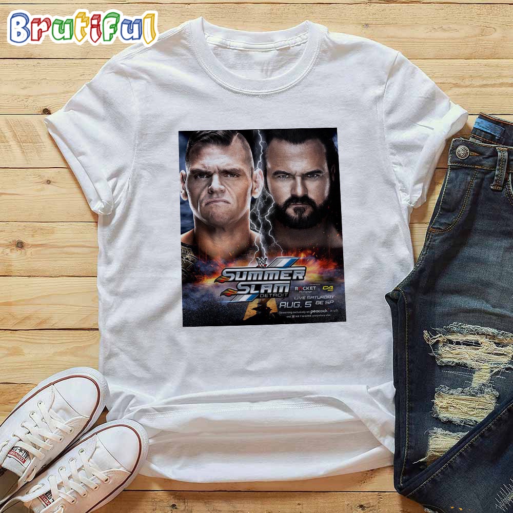 Gunther Vs Drew McIntyre For Intercontinental Champion At WWE SummerSlam T Shirt