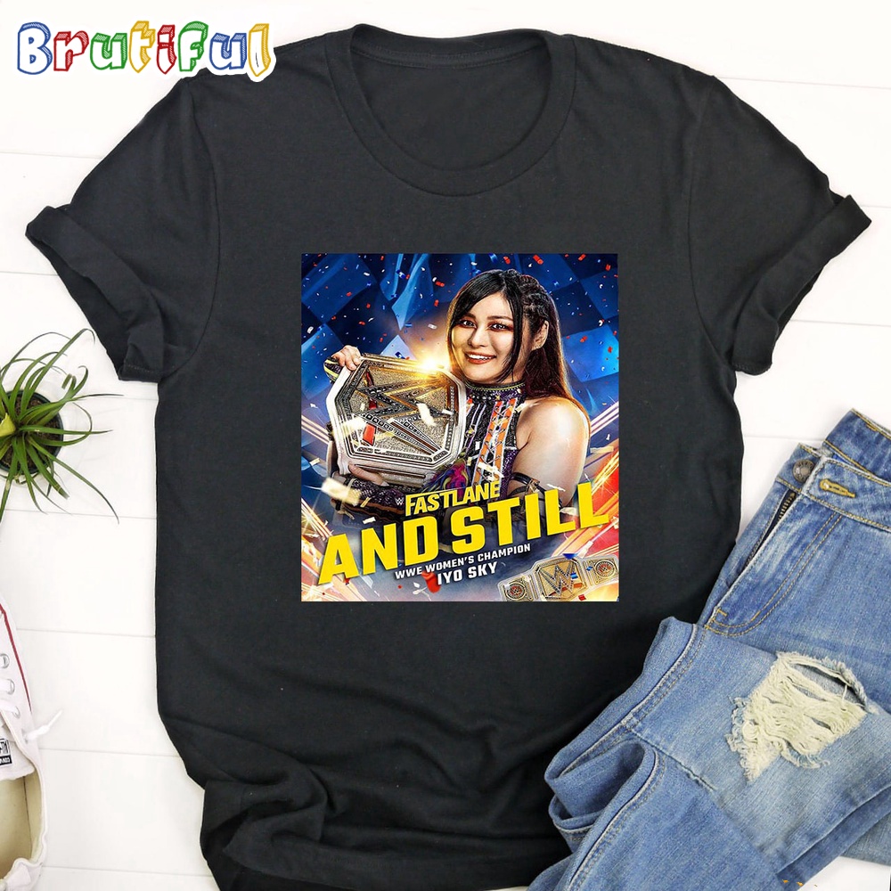 Iyo Sky And Still WWE Womens Champion at WWE Fastlane T Shirt