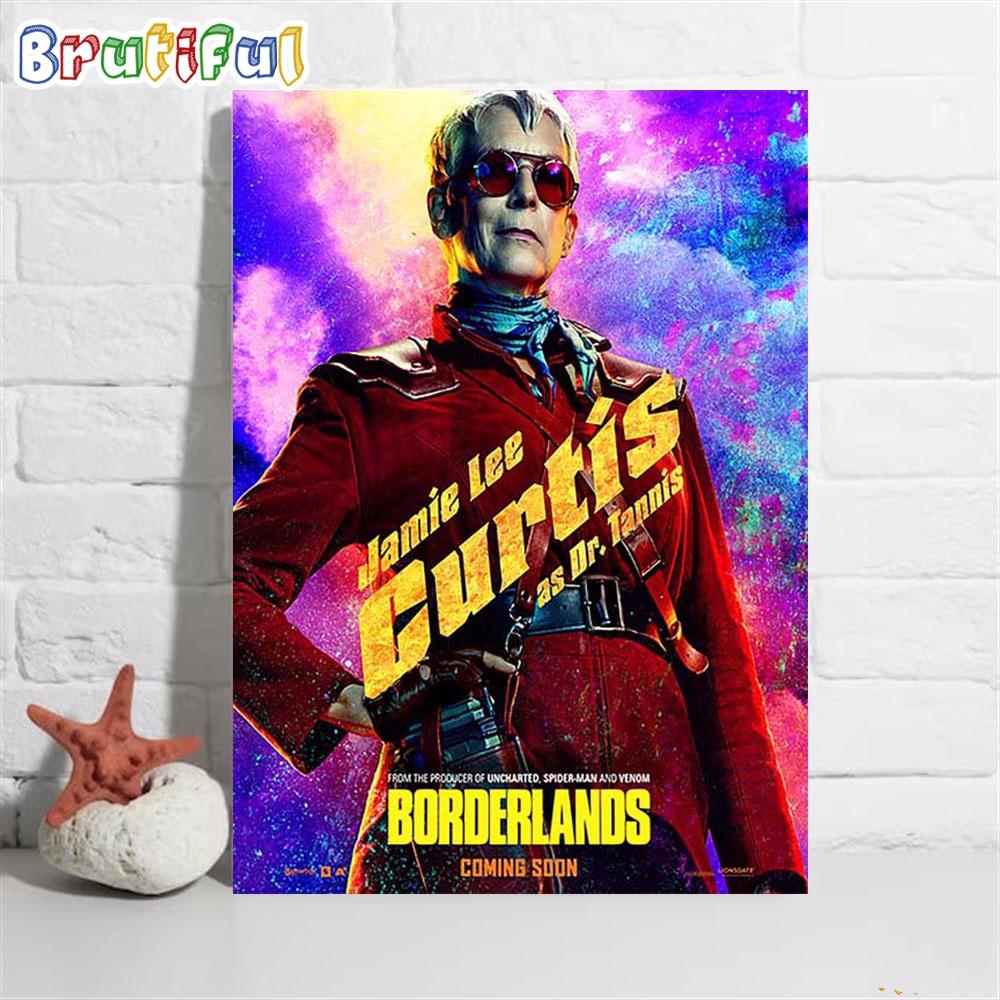 Jamie Lee Curtis as Dr Patricia Tannis in Borderlands Official Poster Wall Decor Poster Canvas