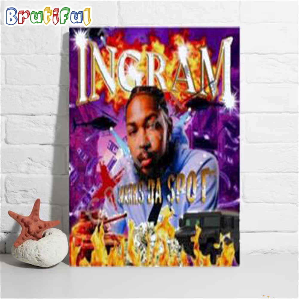 Joelvenile Brandon X Ingram Marks Da Spot Poster Canvas