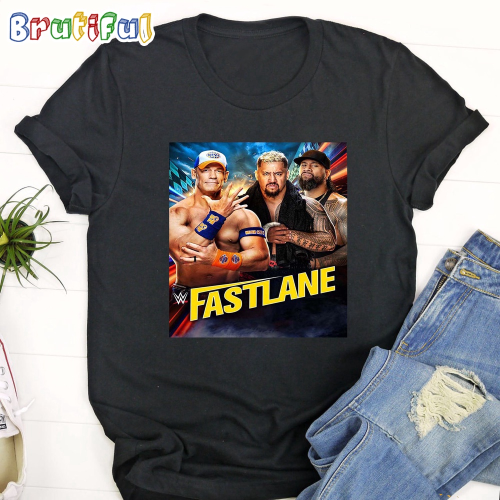 John Cena Battle Against Thebloodline Jimmy Uso And Solo Sikoa At WWE Fastlane T Shirt