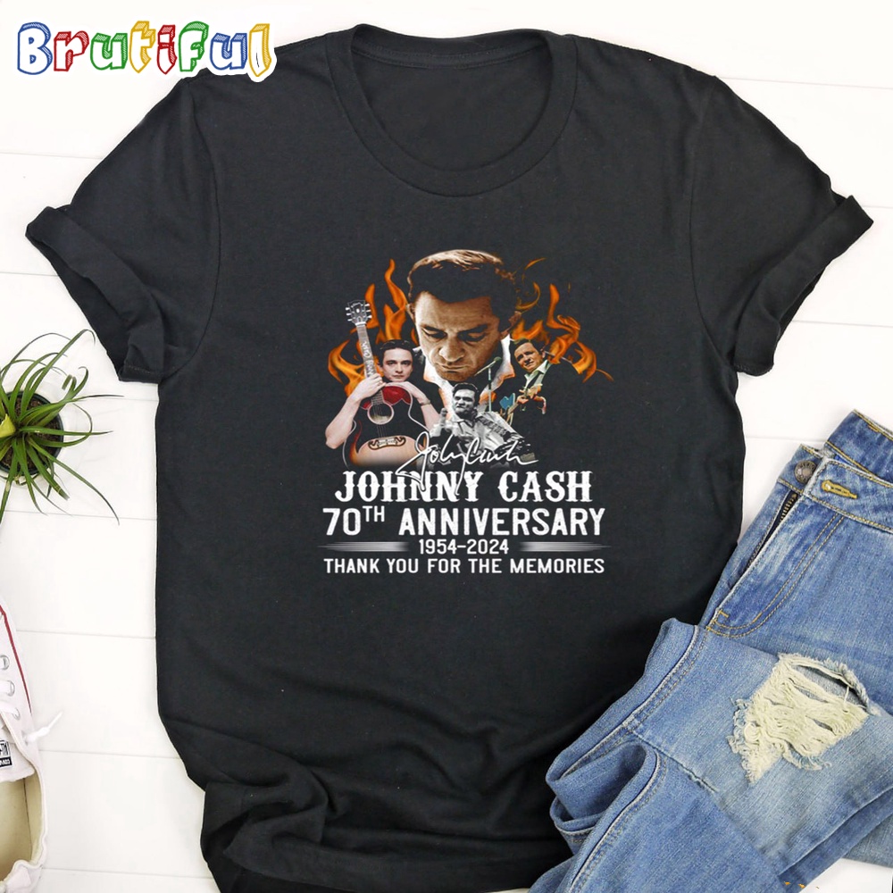 Johnny Cash 70th Anniversary 1954 2024 T Shirt
