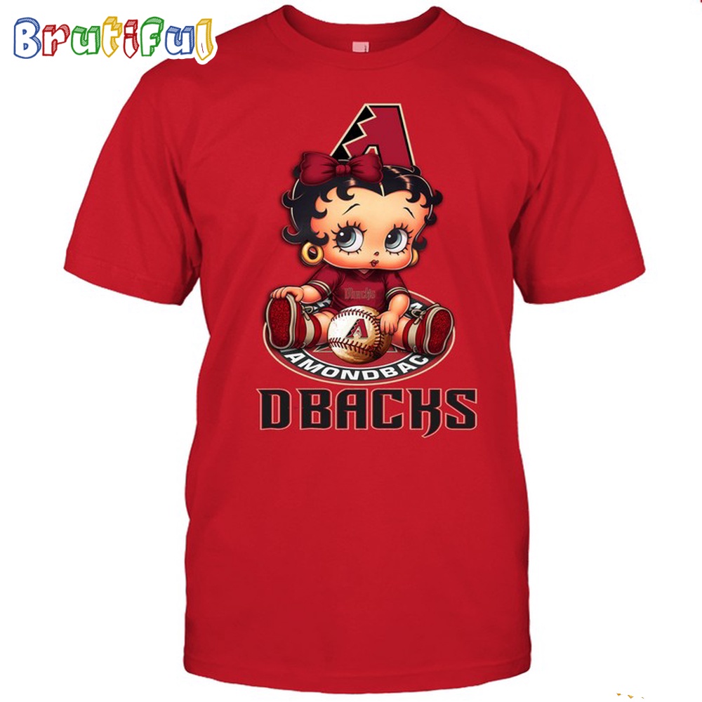 MLB Arizona T Shirt Betty Boop Baseball Tshirt