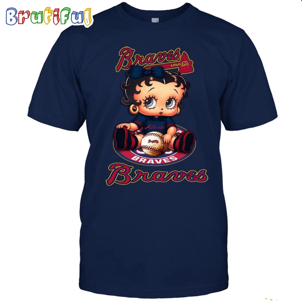 MLB Atlanta T Shirt Betty Boop Baseball Tshirt