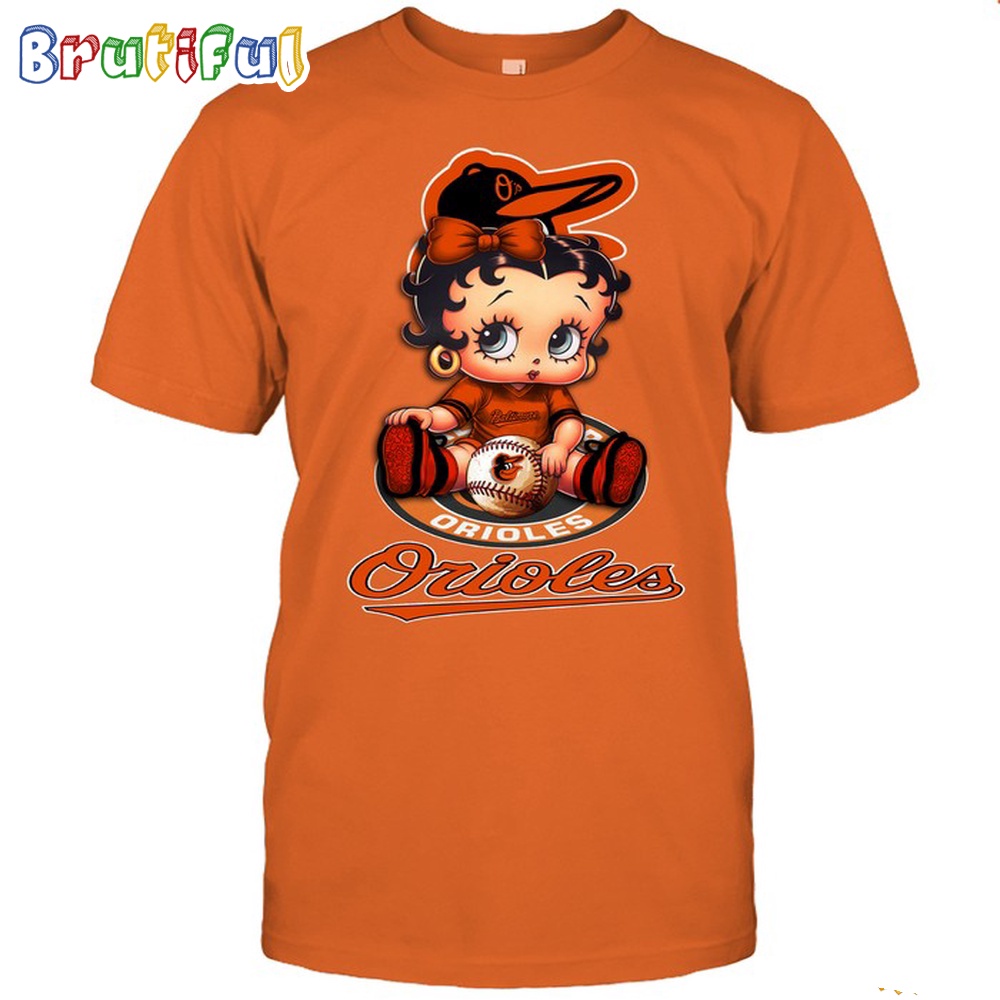 MLB Baltimore T Shirt Betty Boop Baseball Tshirt