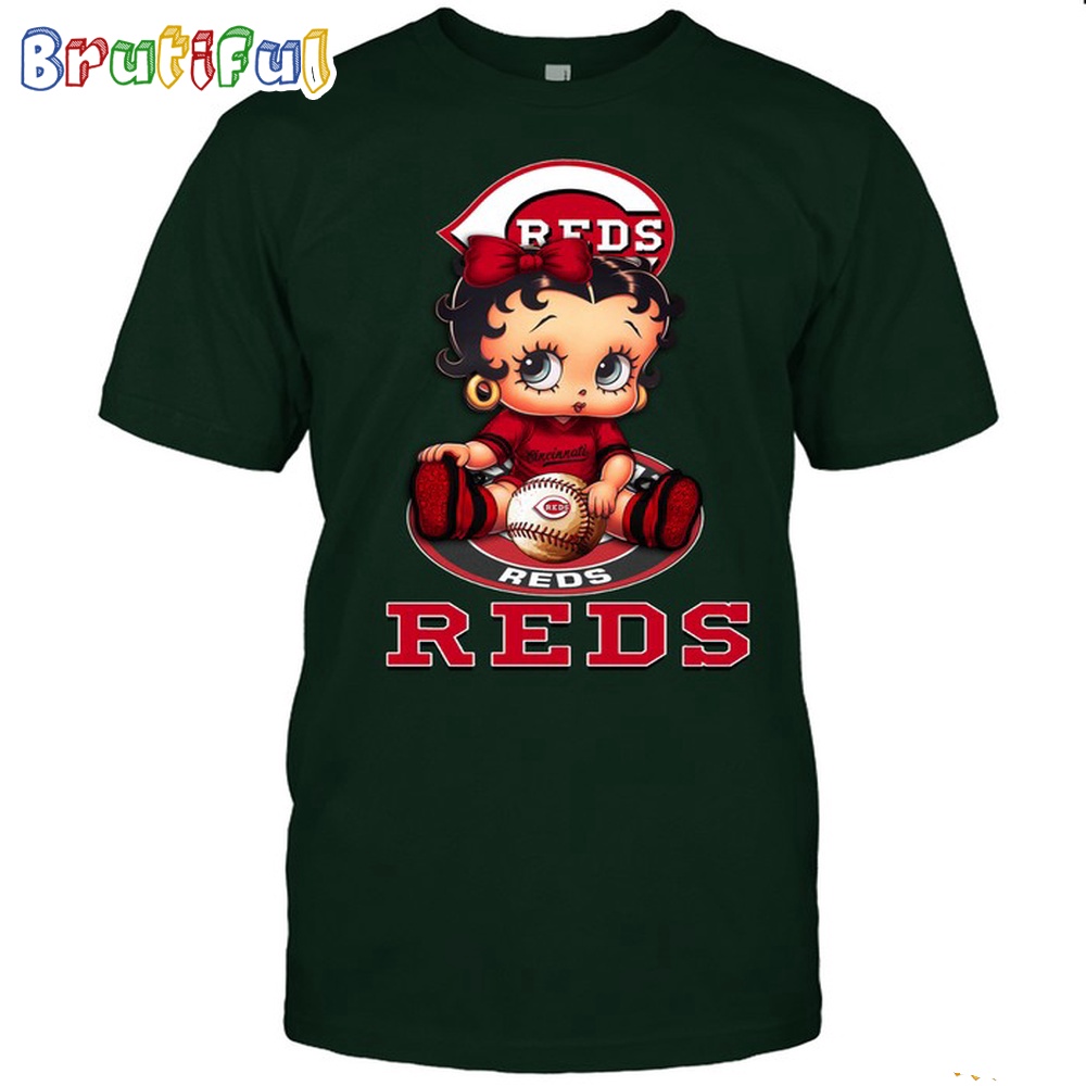 MLB Cincinnati T Shirt Betty Boop Baseball Tshirt