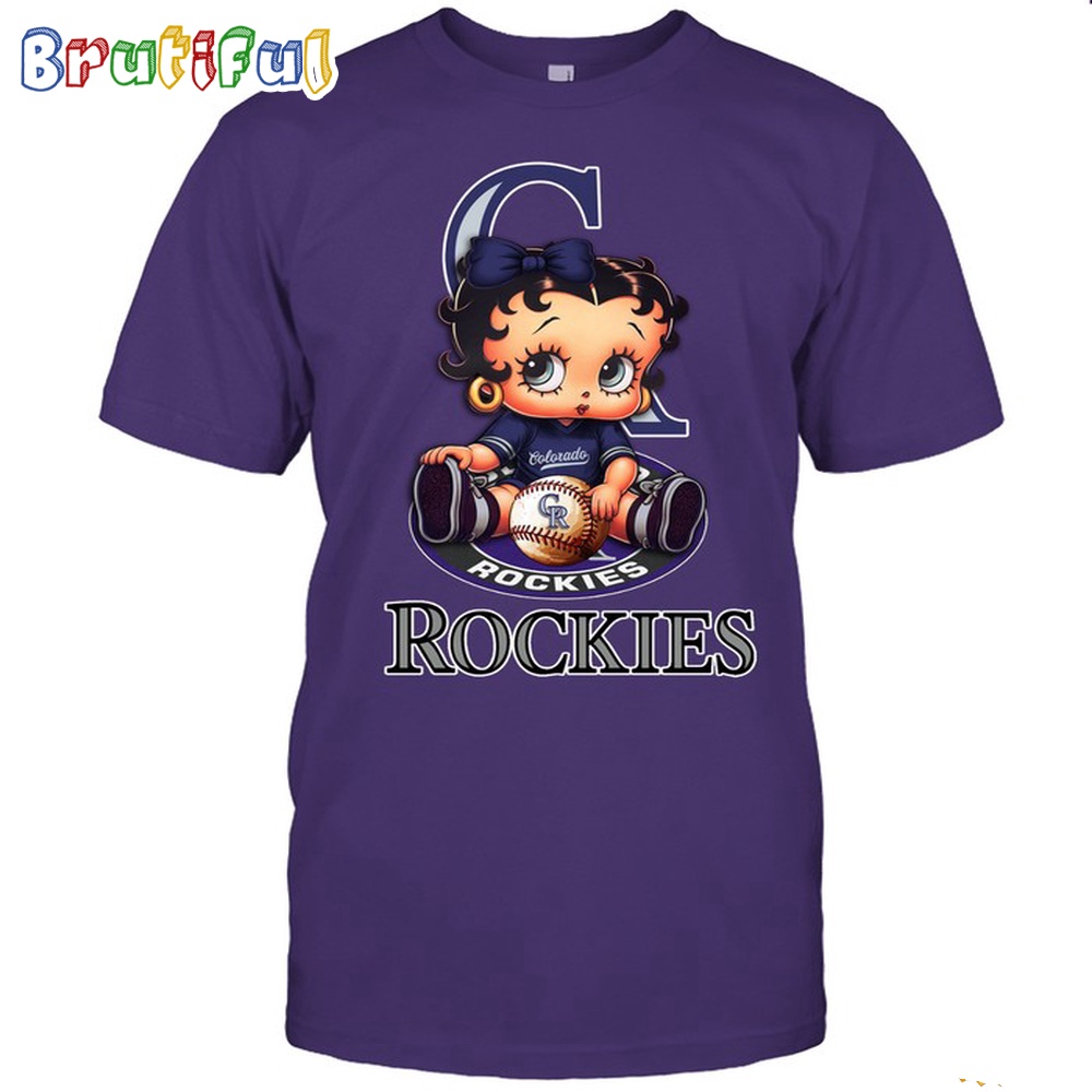 MLB Colorado T Shirt Betty Boop Baseball Tshirt