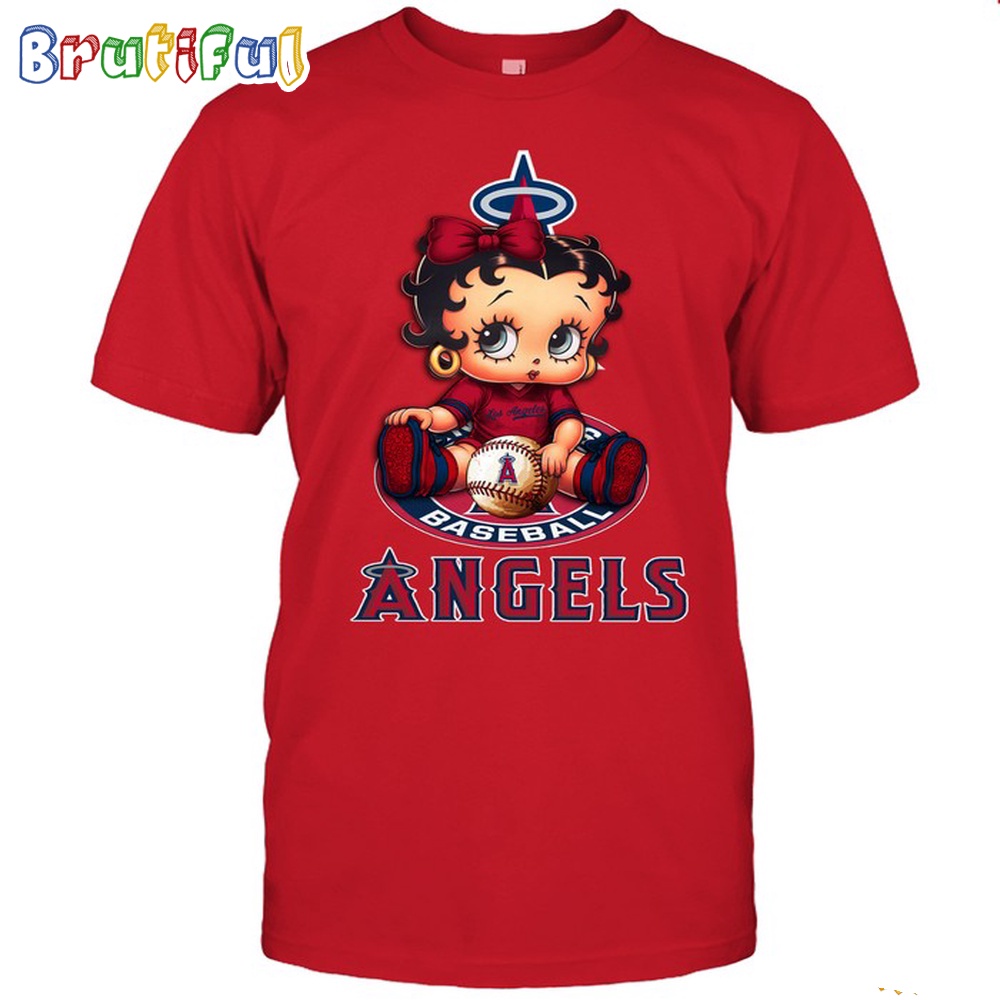 MLB Los Angeles T Shirt Betty Boop Baseball Tshirt