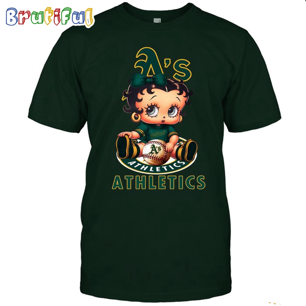 MLB Oakland T Shirt Betty Boop Baseball Tshirt