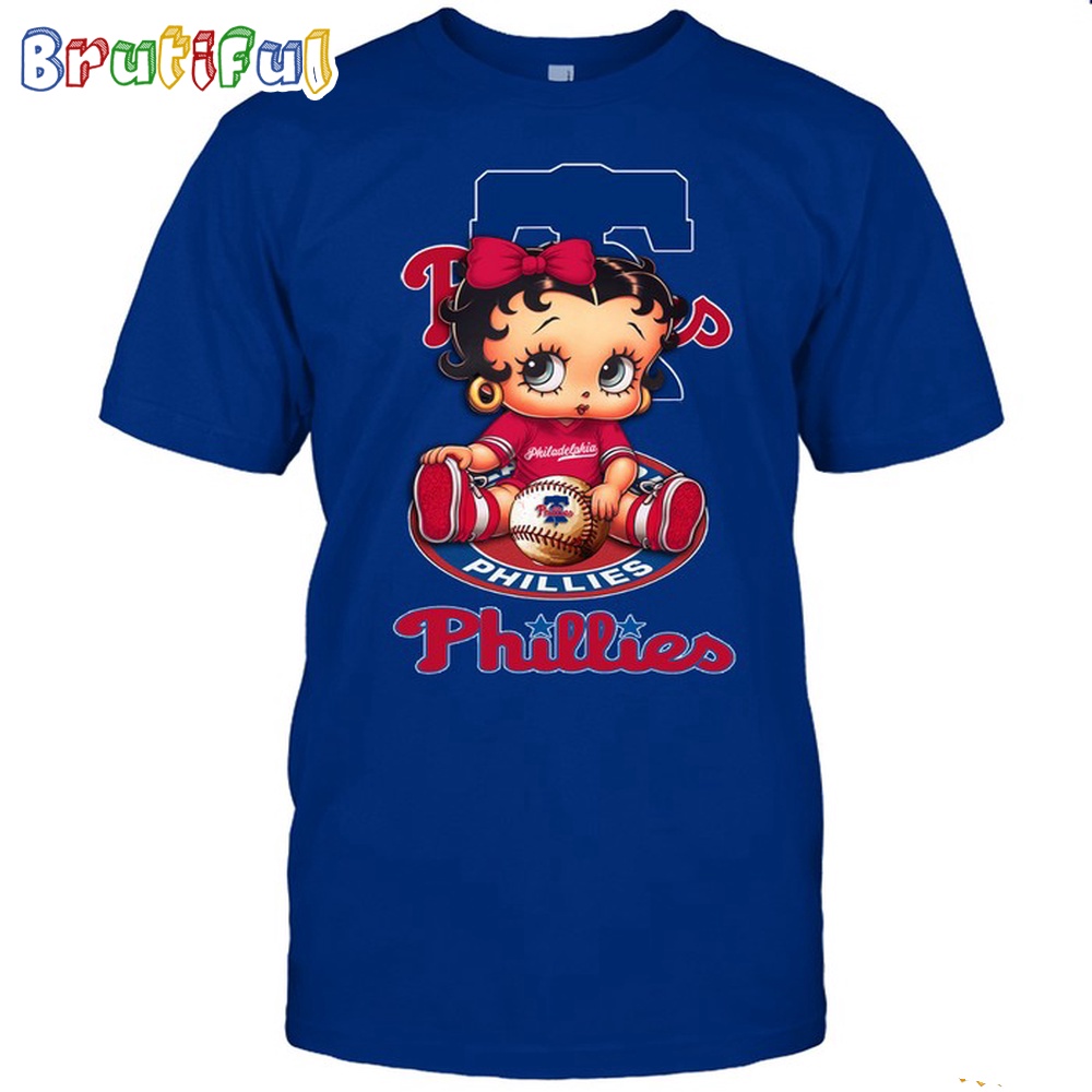MLB Philadelphia T Shirt Betty Boop Baseball Tshirt