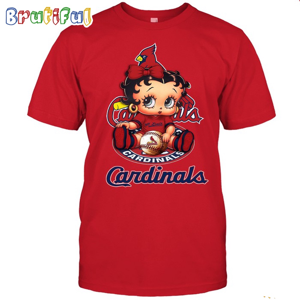 MLB St Louis T Shirt Betty Boop Baseball Tshirt