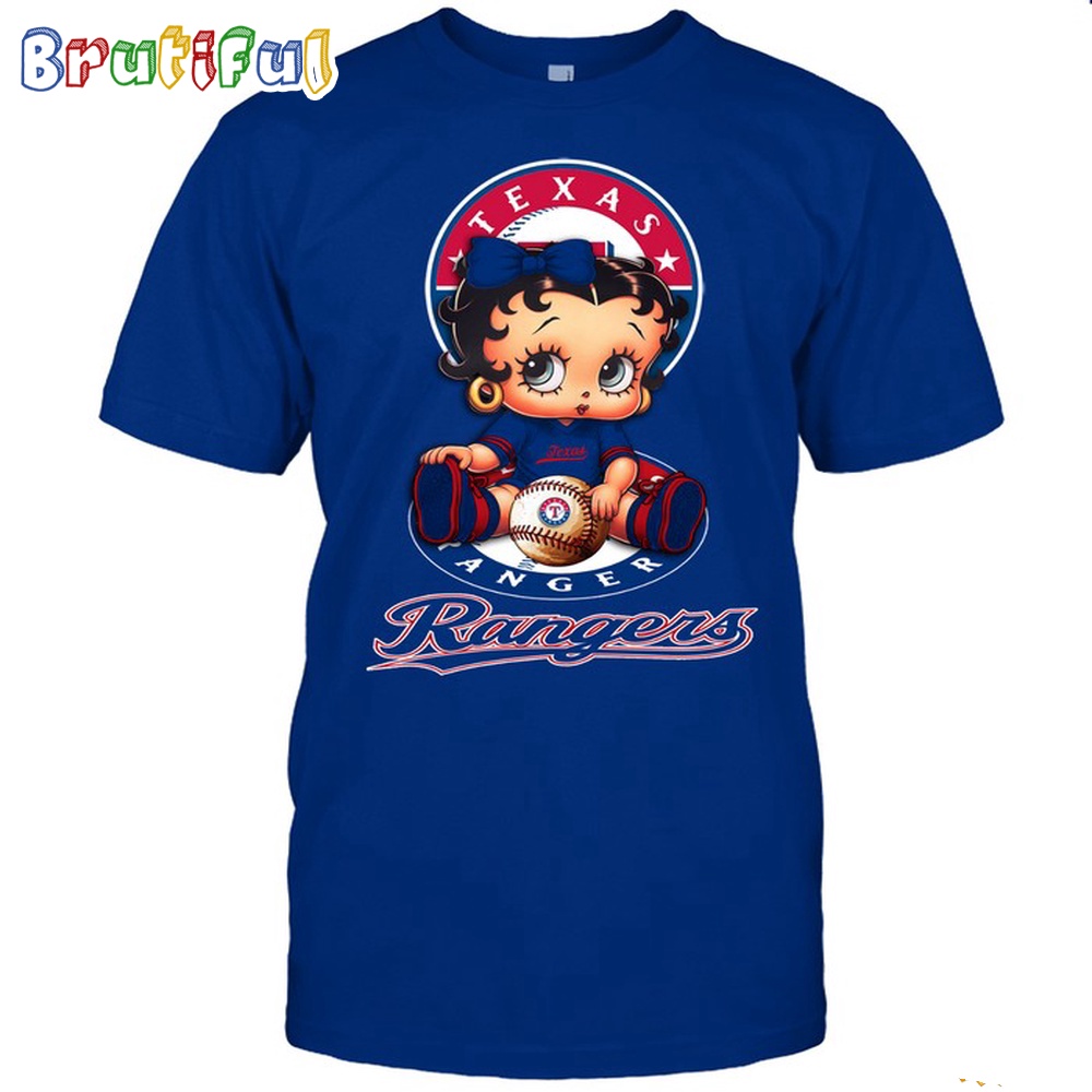MLB Texas T Shirt Betty Boop Baseball Tshirt